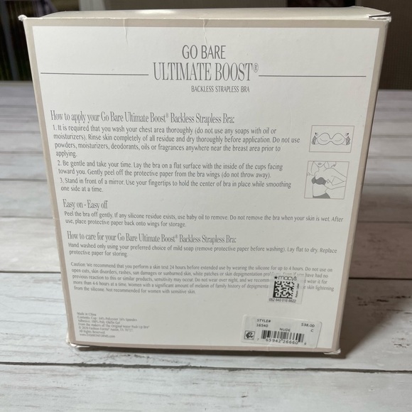 Fashion Forms
Go Bare Ultimate Boost Backless Strapless Push-Up Bra - Picture 6 of 11